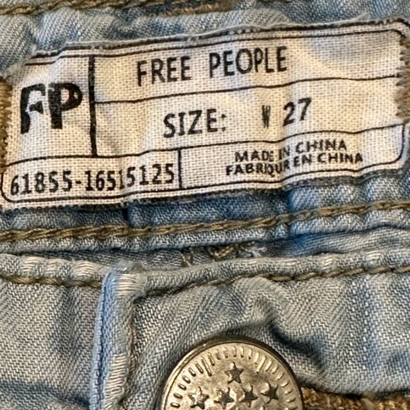 Free People Light Gray Flare Jeans - Picture 3 of 8